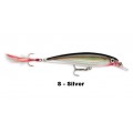 02 mồi giả Rapala X-rap XR-6 Silver và Gold